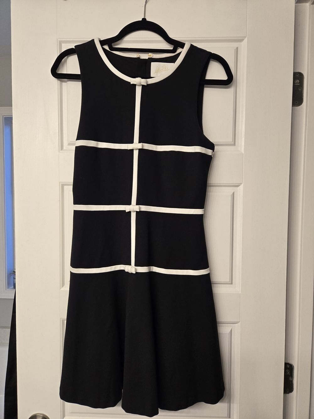 Lilly Pulitzer Clarice Dress-Black